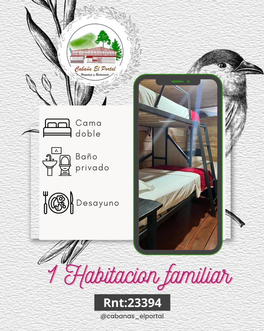 Cabanas El Portal Santa Rosa de Cabal Eksteriør billede