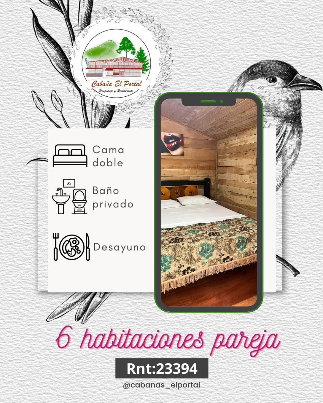 Cabanas El Portal Santa Rosa de Cabal Eksteriør billede